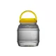 Transparent plastic jar 2000ml/3kg