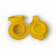 Plastic hive cap - yellow