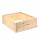 Wooden half hive floor