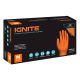IGNITE orange nitrile gloves - XL