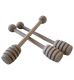 Wooden honey dipper 8cm